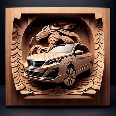 3D модель Peugeot 5008 (STL)